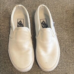 Vans Classic White Slip-On Shoes